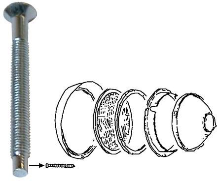 Headlight Ret. Ring Screw 68+