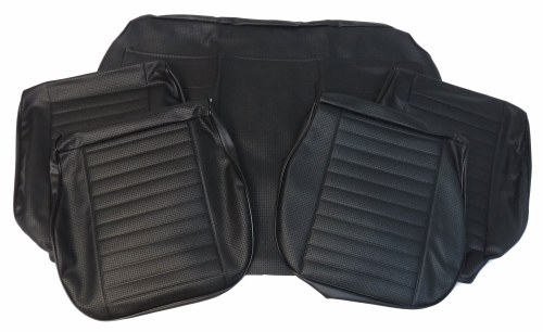 Upholstery T1 CONVERTIBLE 77-79 Black Squareweave