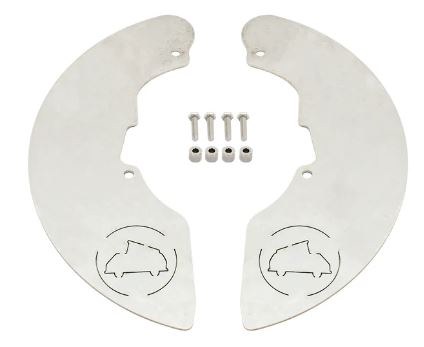 Front Vanagon Stainless Dust Shields 4WD
