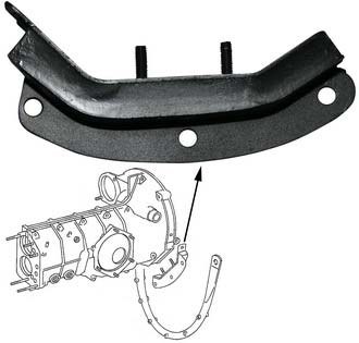 Rubber Trans mount 356  RR LH