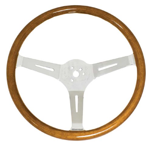 Wood Steering Wheel 380mm 23