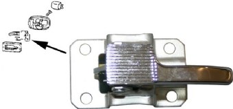 Door Release Lever LH Chrome