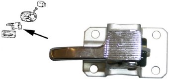 Door Release Lever RH Chrome