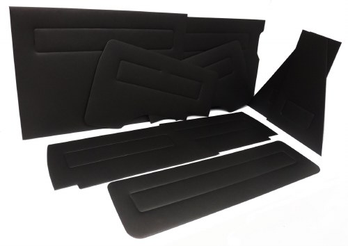 Vanagon Door Panel Set Black