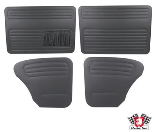 56-64 T1 BLK Door Panels