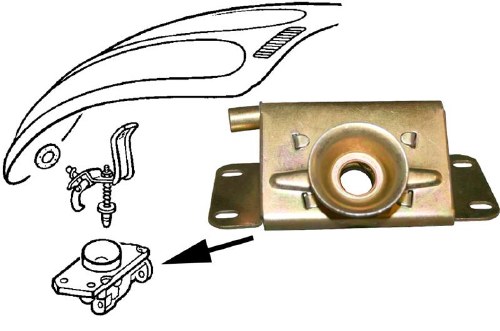 Hood Latch Receiver T1 50-67