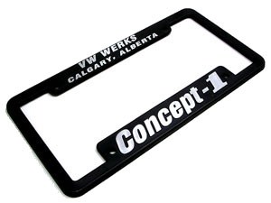 C-1 License Plate Frame
