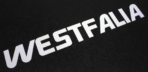 17.5" Westfalia Decal White