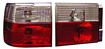 Jetta 3 Taillights Crystal Red/Clear
