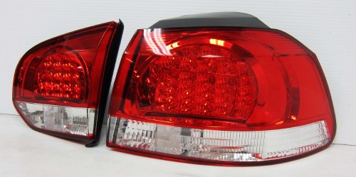 MK6 Golf LED Tails Red.