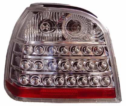 Golf 3 Taillights LED Chrome