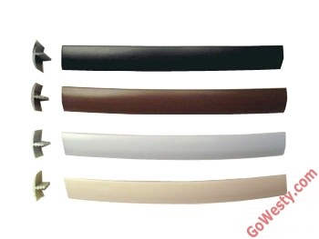 Cabinet Tee Molding Per Foot - Dove Grey