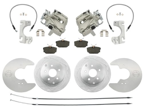 Vanagon Rear Disc Conversion Plated &amp; Slotted