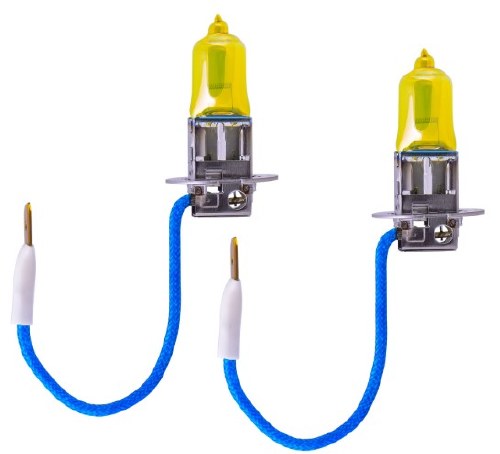 Yellow H3 12v 55w bulb