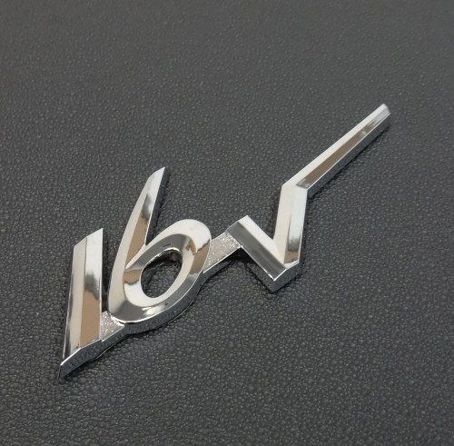Emblem 16V Chrome Hatch