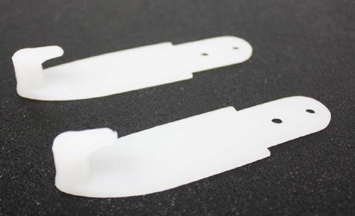 Seat Belt Hanger 2 Hole White