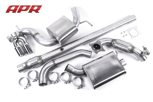 MK6 GLI Turboback With Black Tips