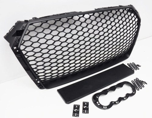 Audi A4 B9 RS Grill Black