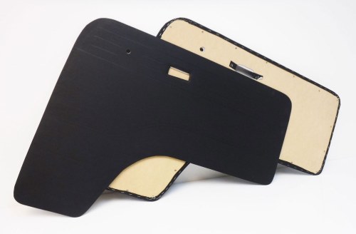 Front Door Panels T2 68-79 BLK
