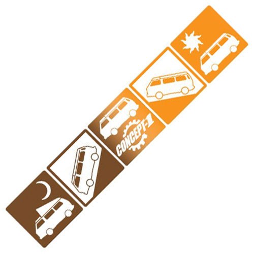 Westy Traveler Decal Orange