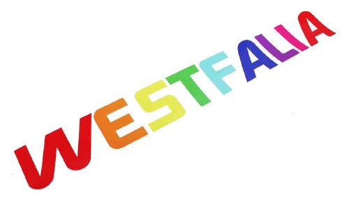 17.5" Westfalia Decal Rainbow