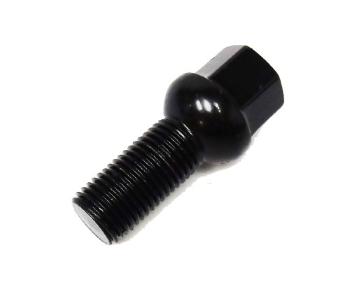 Ball 14 x 1.5 x 28mm Lug Bolt Black