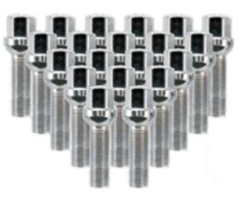 Ball 14 x 1.5 x 39mm Lug Bolt Chrome Set of 20