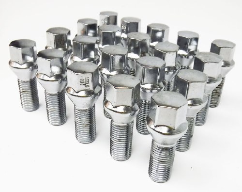 Cone 14 x 1.5 x 28mm Lug Bolt Chrome Set of 20