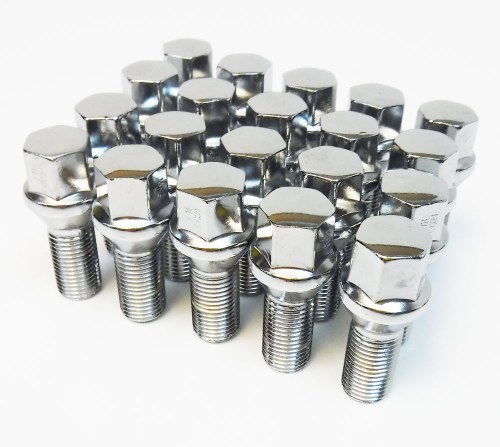 Cone 14 x 1.5 x 24mm Lug Bolt Chrome Set of 20