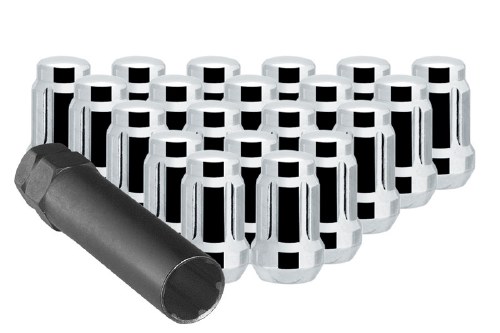 Nut Kit 12mm Closed Chrome 20