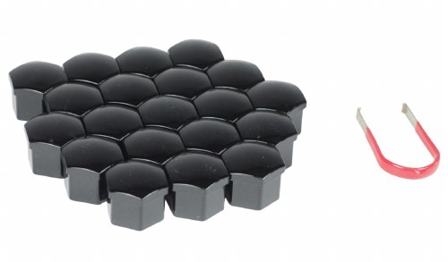 Bolt Covers Black Set of 20