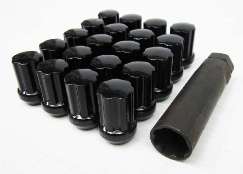 Nut Kit 14mm Closed Black 20