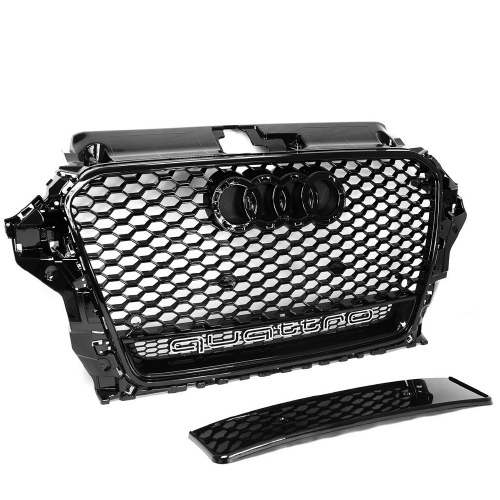 Audi A3 8V RS3 Grill Qtro Blk