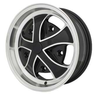 Rebel Wheel Black/Polished 15x5.5 (EP10-1120-0)