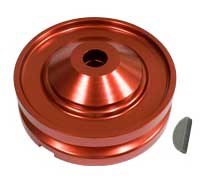 Alt/Gen Pulley Billet RED