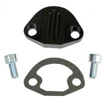 Fuel Pump Block Off Black