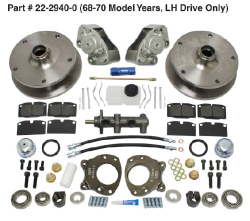 Disc Brake Kit Bus 68-70