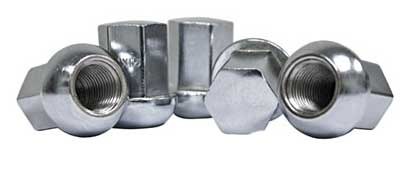 Steel Lug Nuts Chrome
