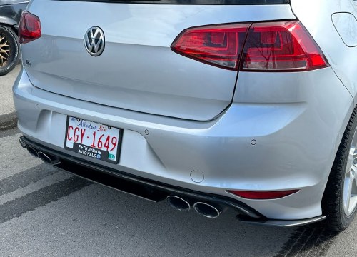 MK7 G R Rear Skirt Extension
