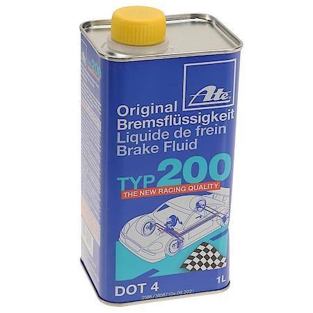 ATE Typ 200 DOT4 1L Racing Brake Fluid - Performance, Amber (Replaces Super Blue) 03.9901-6202.2