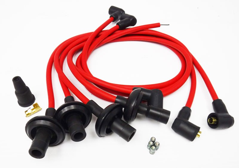 8mm Ignition Wires Red Concept1
