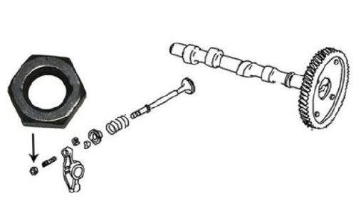 Valve Adjust Nut 9mm Each