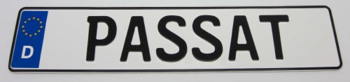 Europlate EEC " PASSAT"