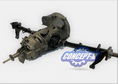 C-1 Transmission T1 Split Case With Axles