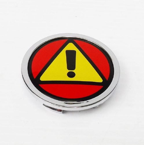 Temp. Wheel Cap Red