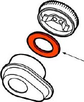 Oil Filler Cap Gasket - SIL