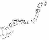 Fuel Filler Hose T2 72-79