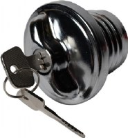 Gas Cap T1 72-77, SB 71-79 Locking Chrome