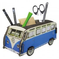 Pencil Holder - Blue Bus