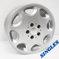Alloy 16" Bus/Van 2WD Wheel Silver SINGLE
